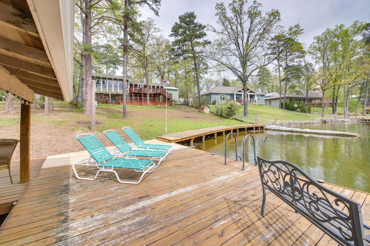 Cozy Lake Cabin With Dock In Hot Springs Natl Park Vila Lake Hamilton Exterior foto